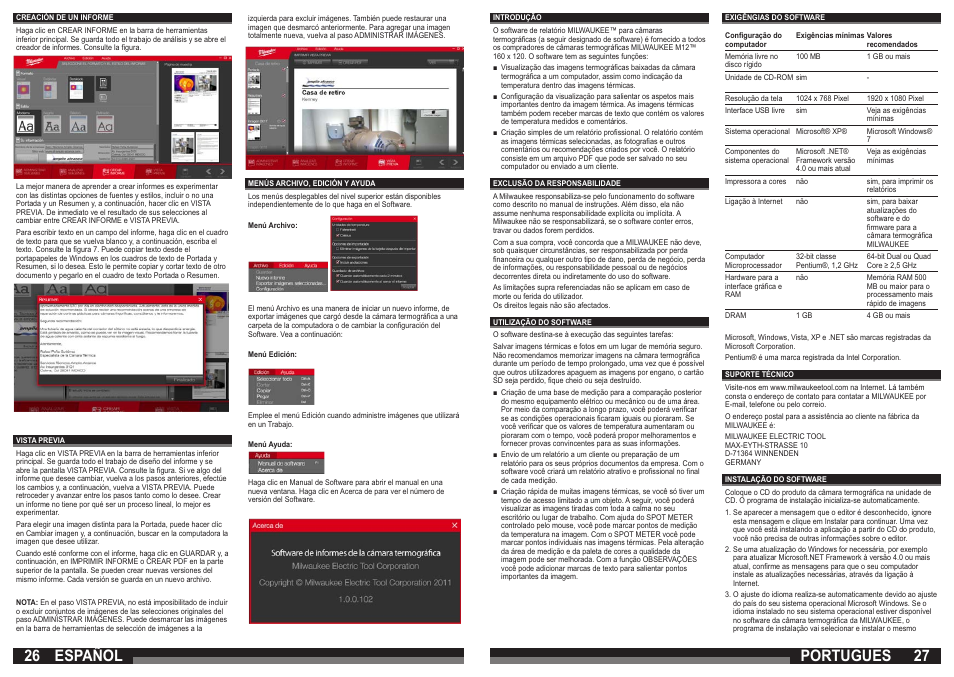 Español, Portugues | Milwaukee M12 TI User Manual | Page 14 / 65