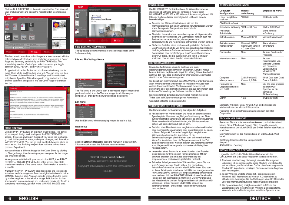 English, Deutsch | Milwaukee M12 TI User Manual | Page 4 / 65