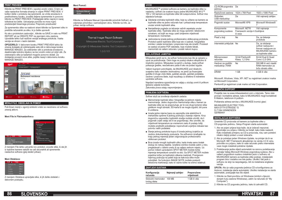 Slovensko, Hrvatski | Milwaukee M12 TI User Manual | Page 44 / 65