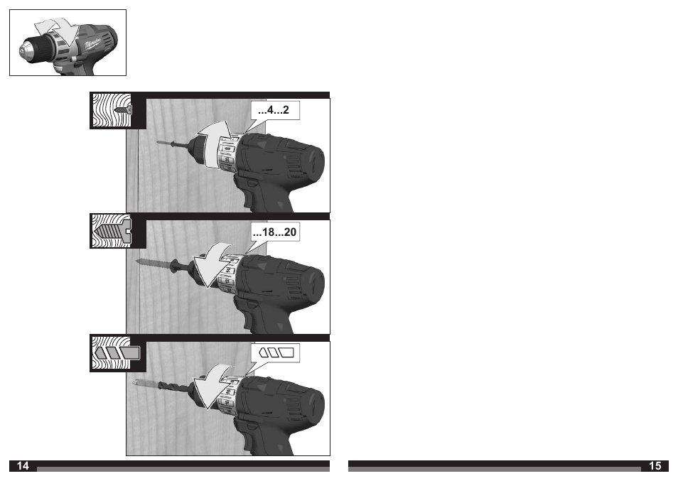 Milwaukee C12 DD User Manual | Page 8 / 36