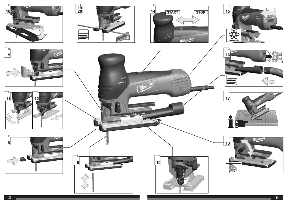 Milwaukee JS 120 X User Manual | Page 3 / 41