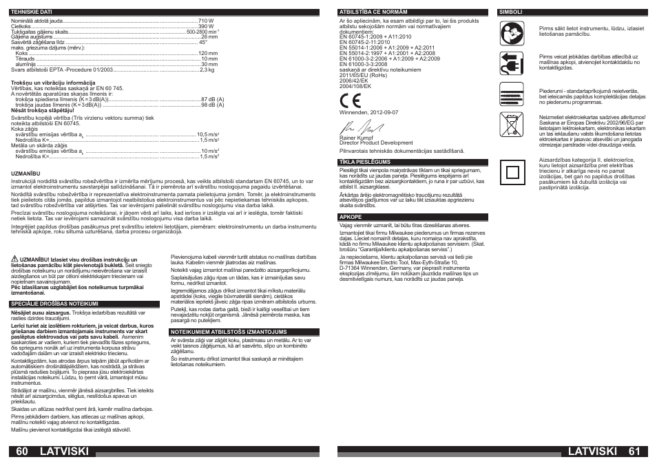Latviski | Milwaukee JS 120 X User Manual | Page 31 / 41
