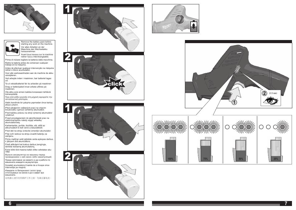 Click | Milwaukee C12 HZ User Manual | Page 4 / 35