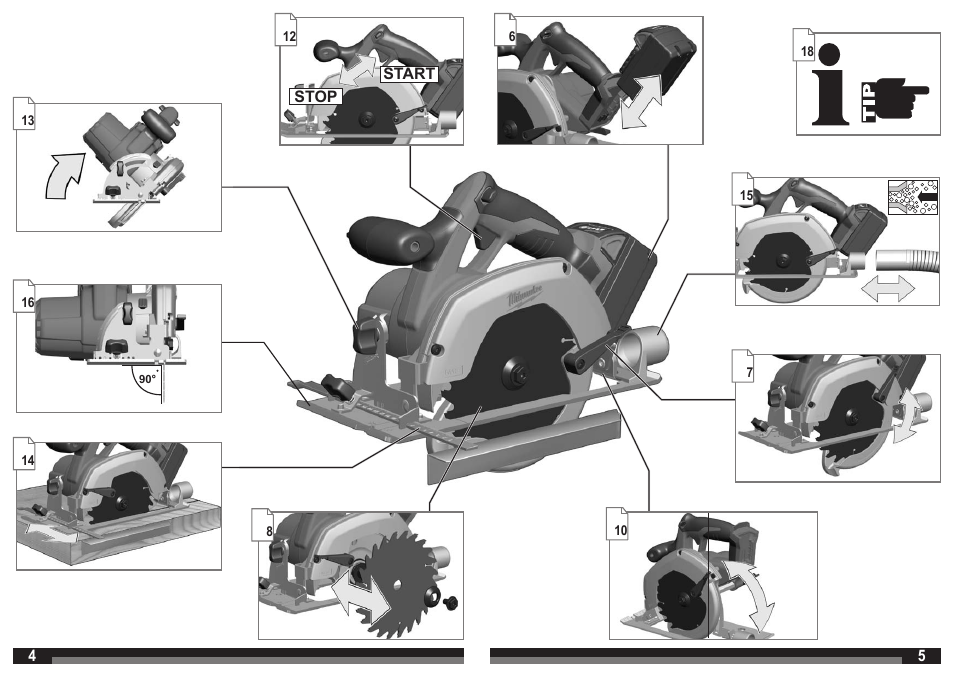 Milwaukee HD18 CS User Manual | Page 3 / 39