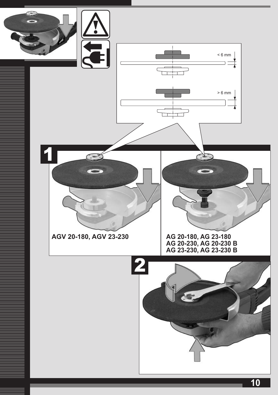 Milwaukee AGV 23-230 User Manual | Page 8 / 43