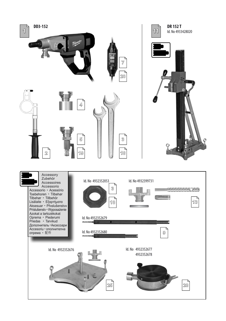 Milwaukee DD 3 -152 User Manual | Page 3 / 113