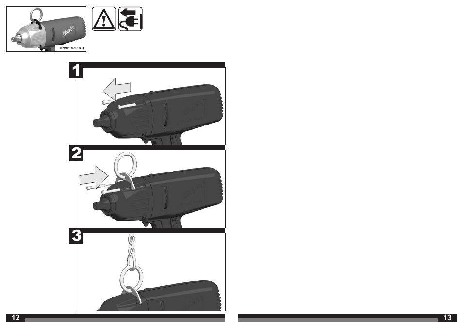 Milwaukee IPWE 520 RQ User Manual | Page 7 / 35