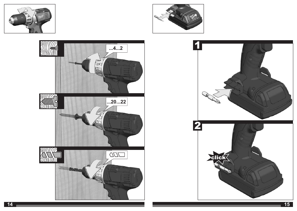 Milwaukee C18 DD User Manual | Page 8 / 37