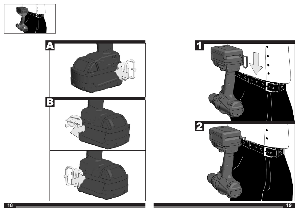 12 a b | Milwaukee M18 CPD User Manual | Page 10 / 39