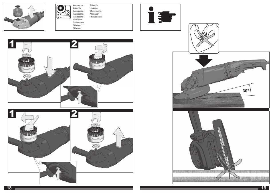 Milwaukee AGV 26-230 GE User Manual | Page 10 / 33