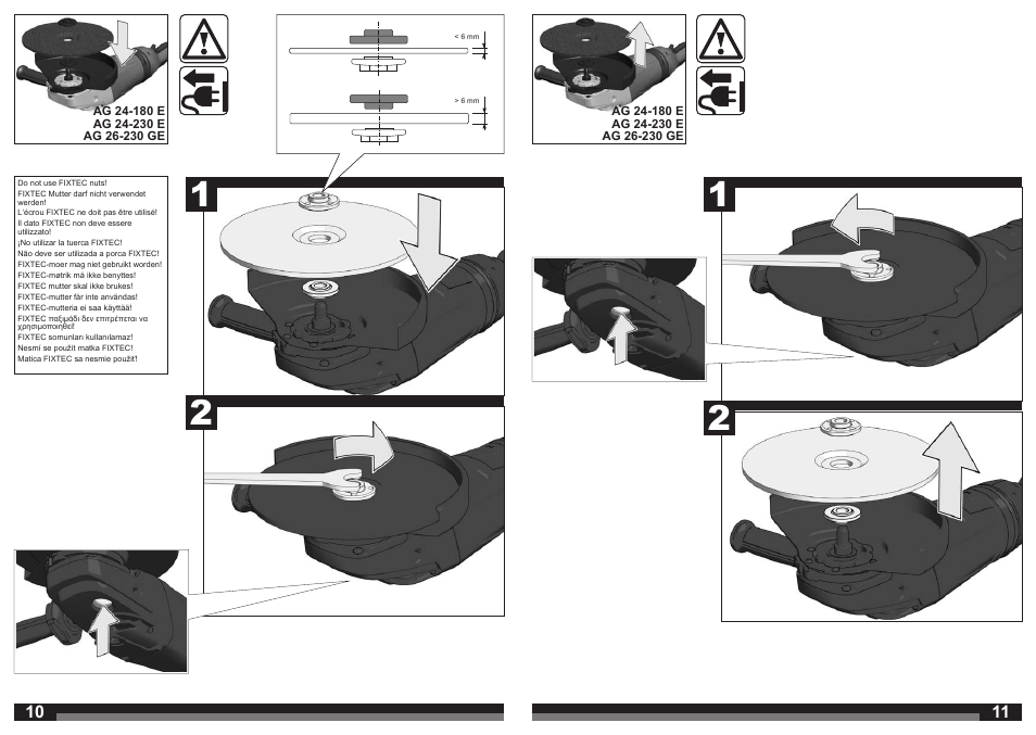 Milwaukee AGV 26-230 GE User Manual | Page 6 / 33