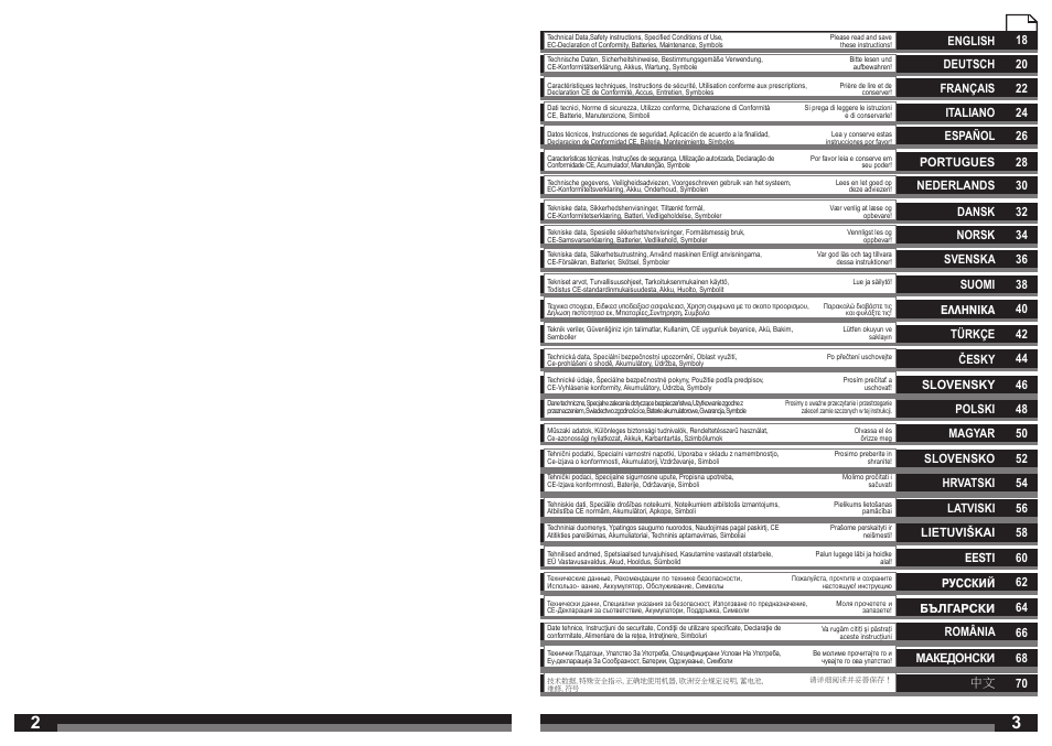 Slovensko 52, 70 македонски | Milwaukee C18 PCG User Manual | Page 2 / 37