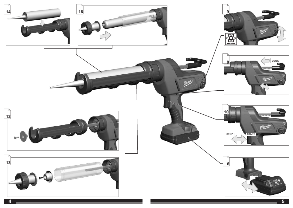 Milwaukee C18 PCG User Manual | Page 3 / 37