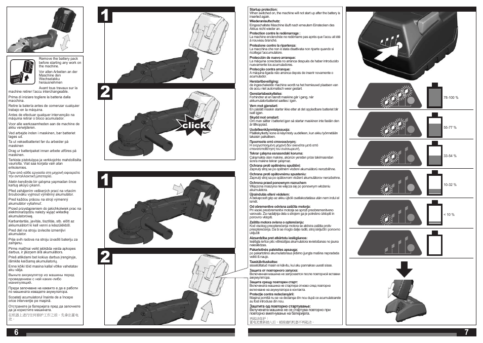 Click | Milwaukee V 28 AG User Manual | Page 4 / 53