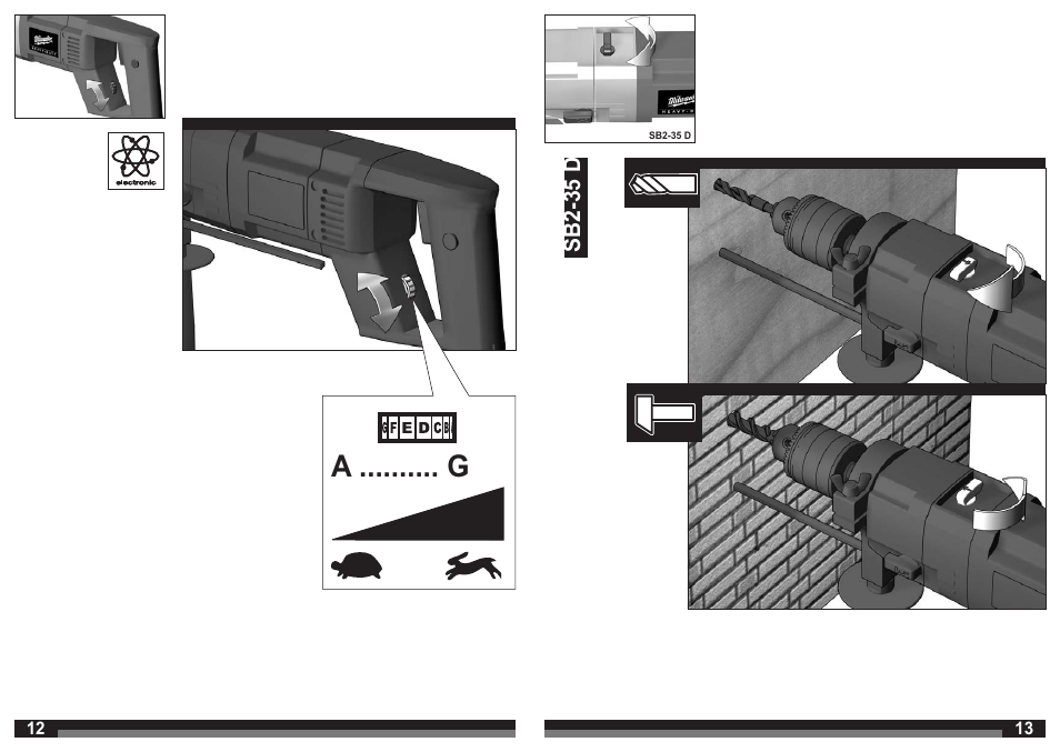 A .......... g | Milwaukee SB2-35 D User Manual | Page 7 / 23