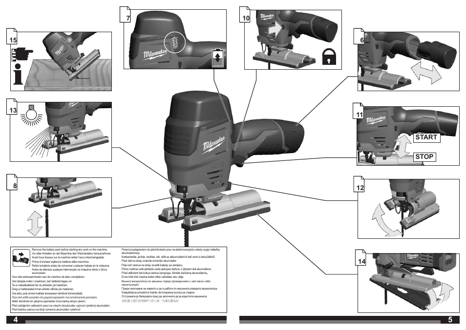 Milwaukee M12 JS User Manual | Page 3 / 37