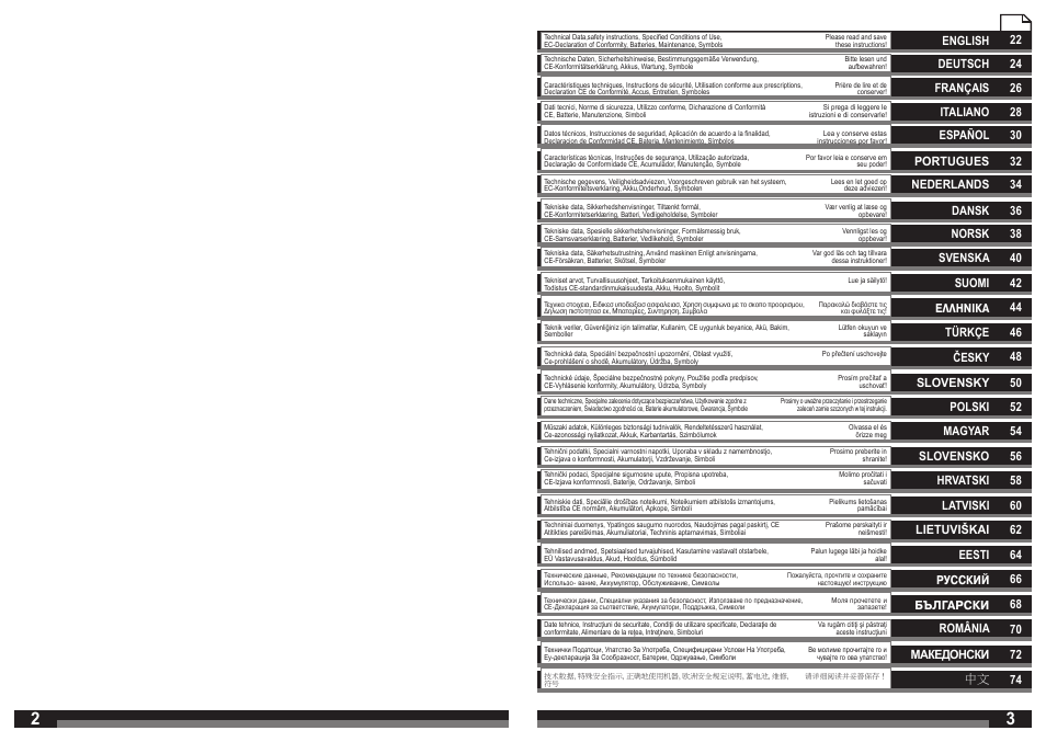 Slovensko 56, 74 македонски | Milwaukee M12 BS User Manual | Page 2 / 39