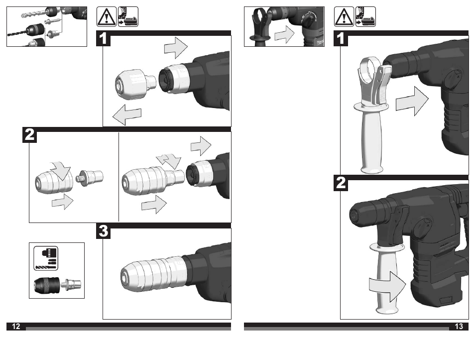 Milwaukee HD18 H User Manual | Page 7 / 39