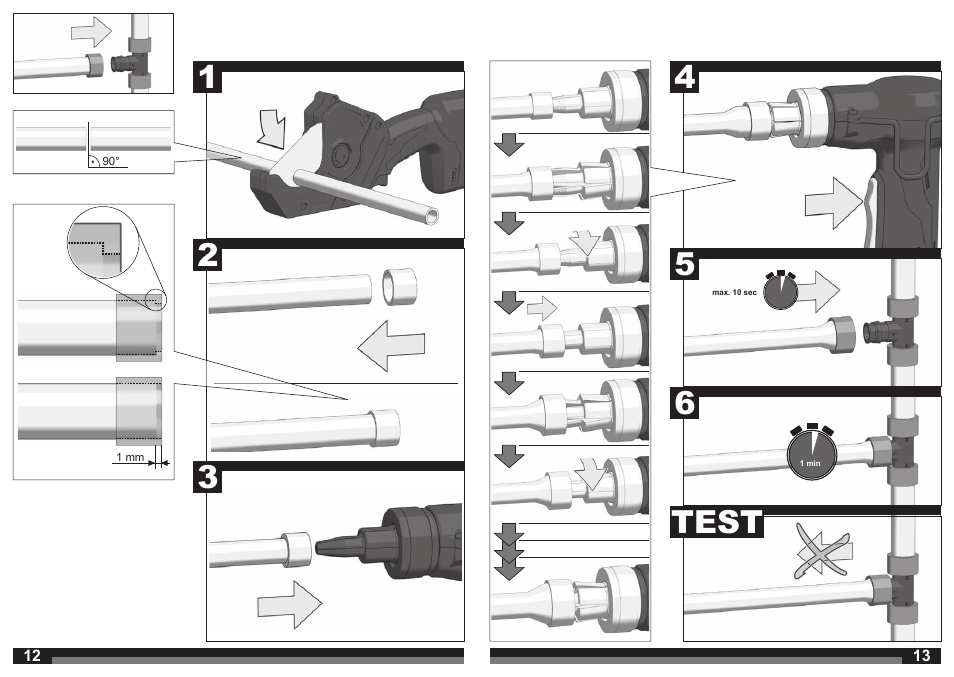 45 6 test | Milwaukee C12 PXP User Manual | Page 7 / 37