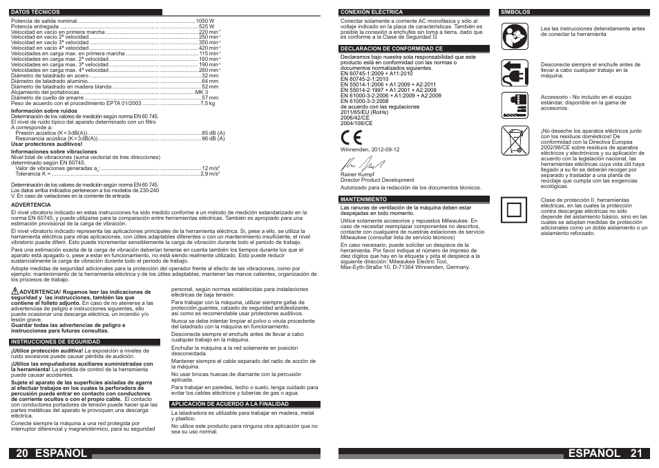 Español | Milwaukee B4-32 User Manual | Page 11 / 35