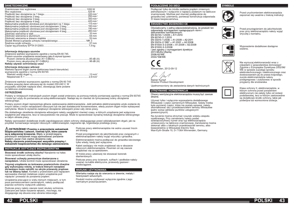 Polski | Milwaukee B4-32 User Manual | Page 22 / 35