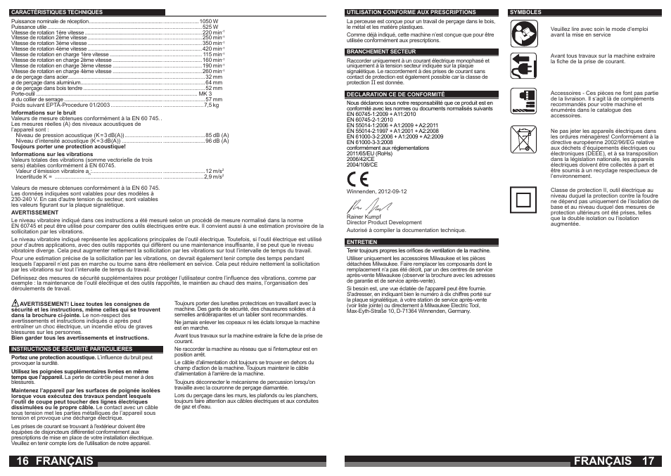 Français | Milwaukee B4-32 User Manual | Page 9 / 35