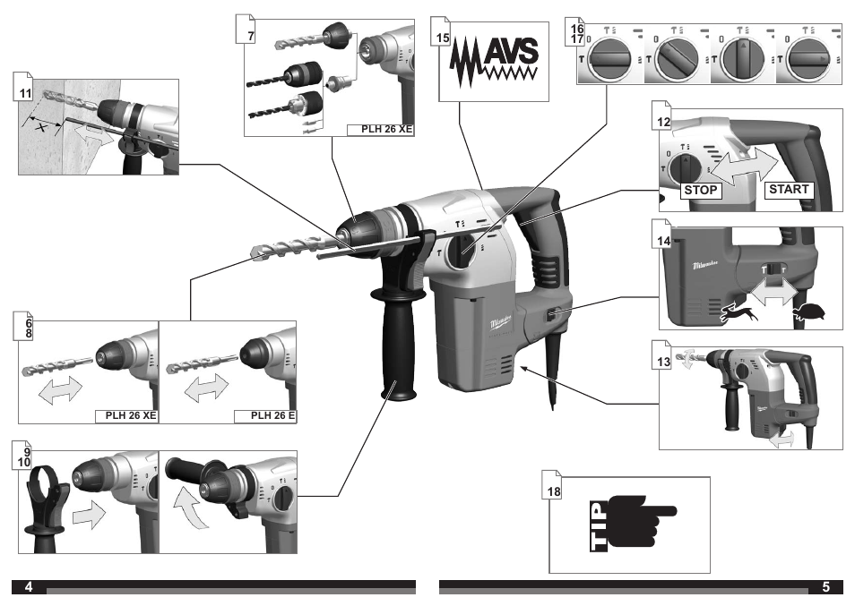 Milwaukee PLH 26 E User Manual | Page 3 / 39