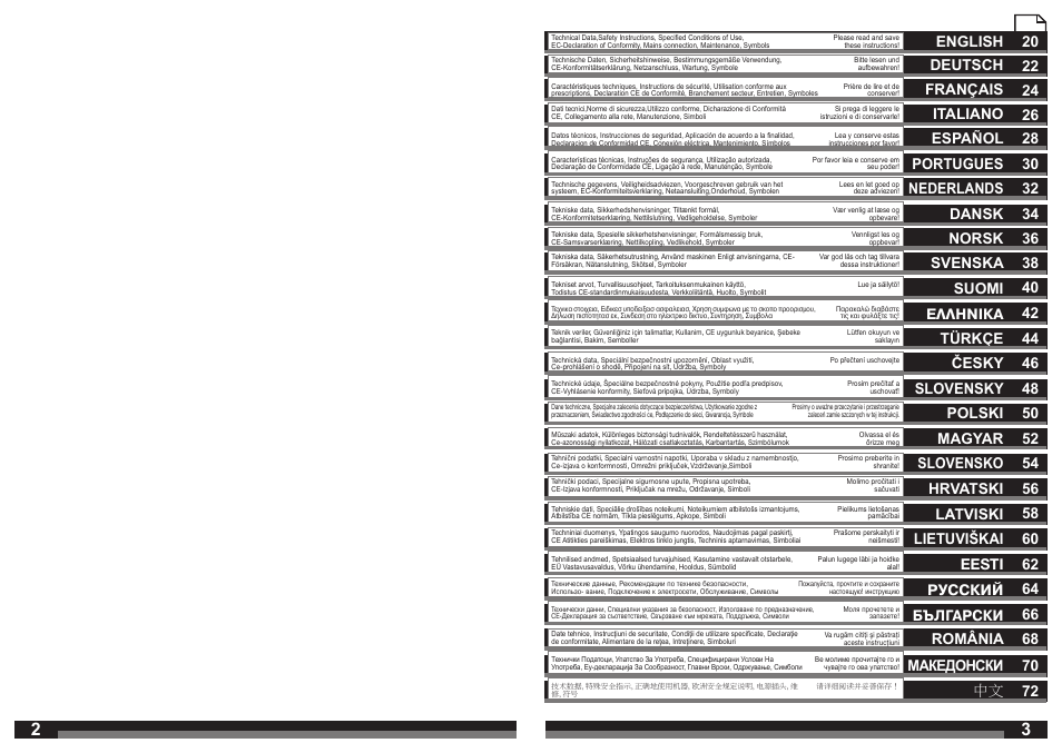 Slovensko 54, 72 македонски | Milwaukee HD2E 13 R User Manual | Page 2 / 39