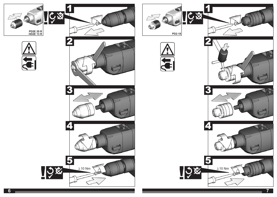 Milwaukee HD2E 13 R User Manual | Page 4 / 39