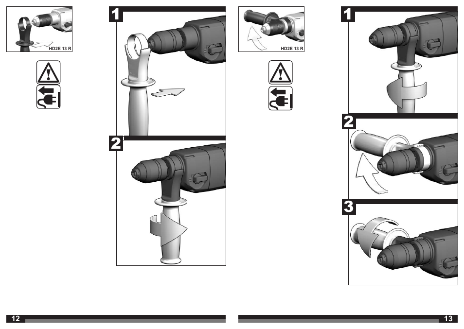 Milwaukee HD2E 13 R User Manual | Page 7 / 39