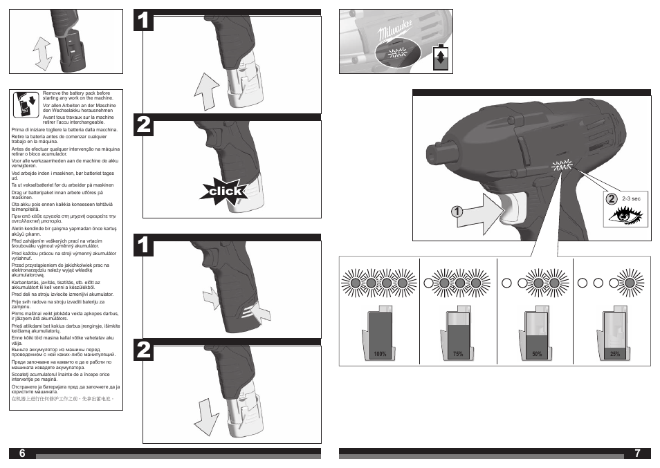 Click | Milwaukee C12 IW User Manual | Page 4 / 35