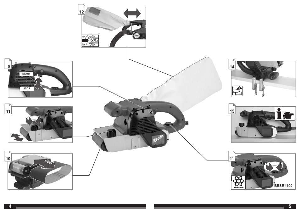 Milwaukee BS 100 LE User Manual | Page 3 / 35