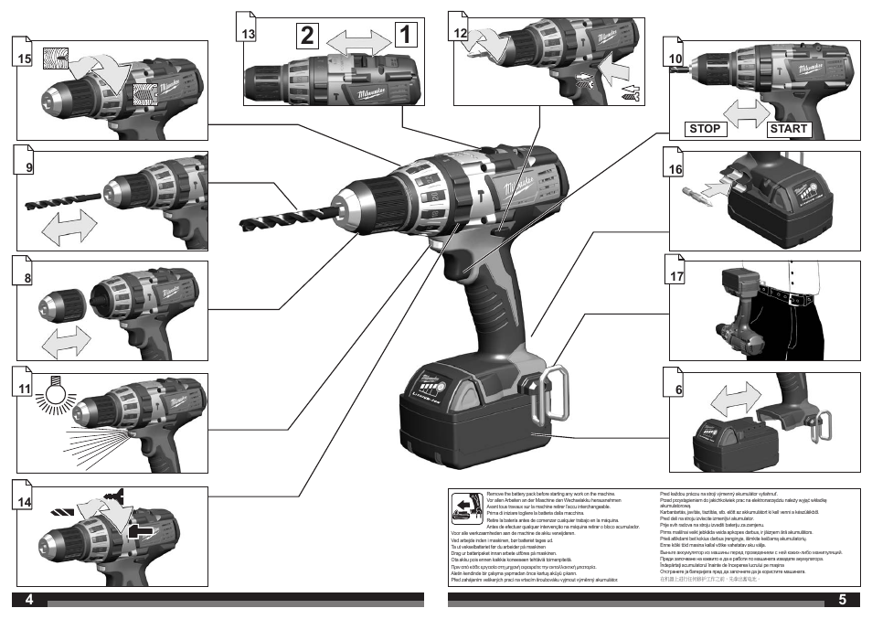 Milwaukee C18 PD User Manual | Page 3 / 37