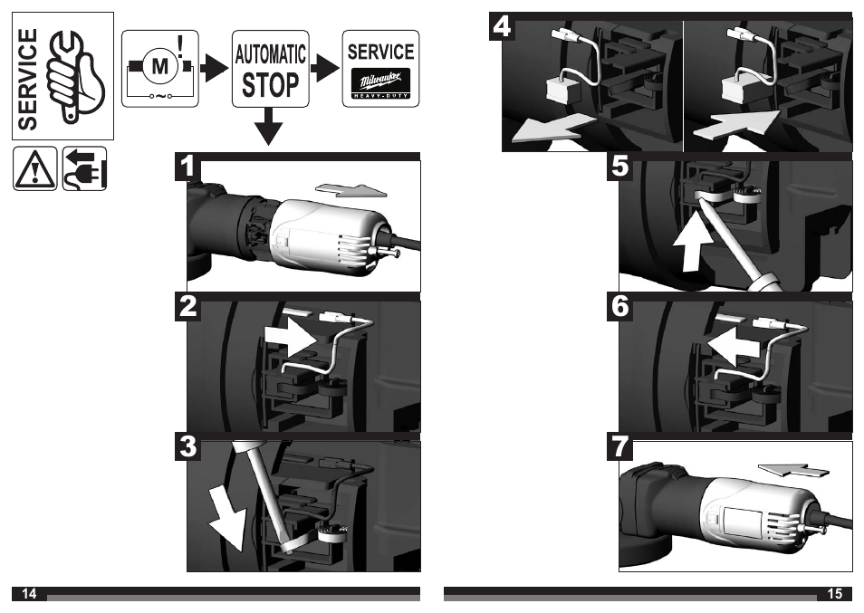 Milwaukee AG 9-125 XC User Manual | Page 8 / 51