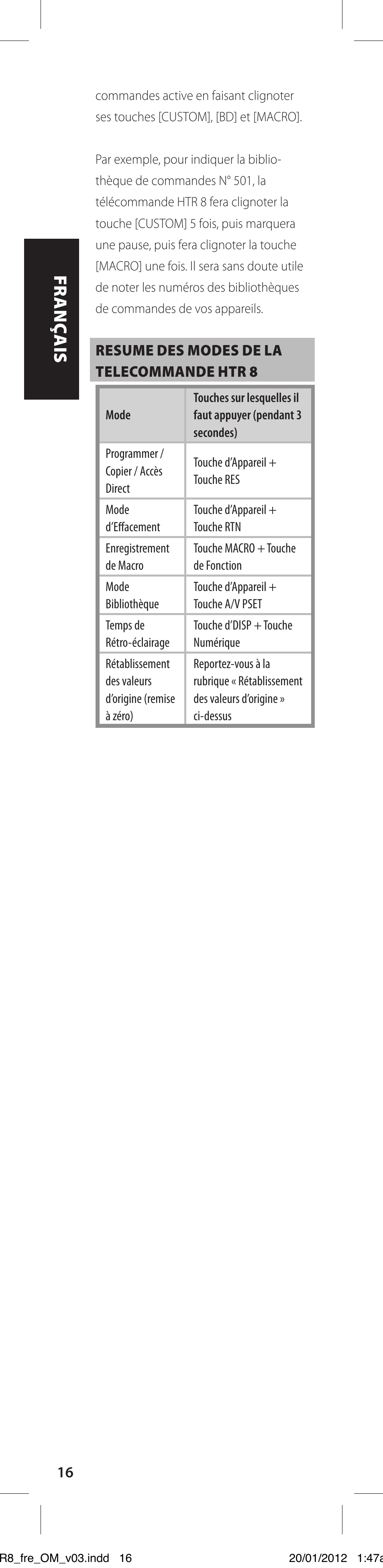 NAD HTR 8 User Manual | Page 28 / 118