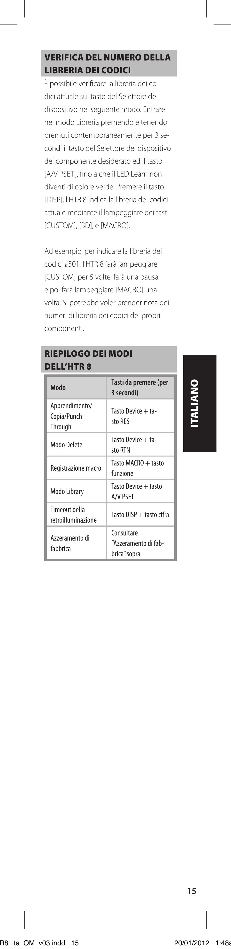 NAD HTR 8 User Manual | Page 59 / 118