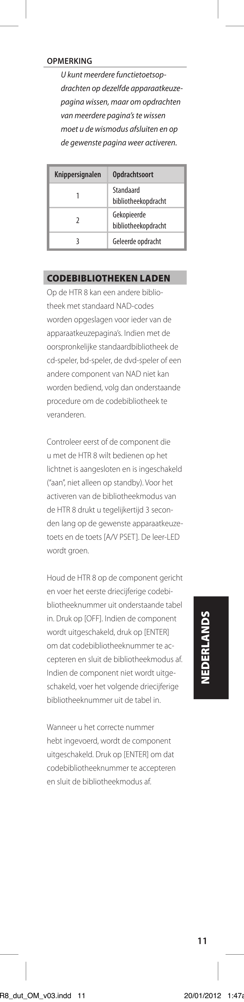 NAD HTR 8 User Manual | Page 85 / 118