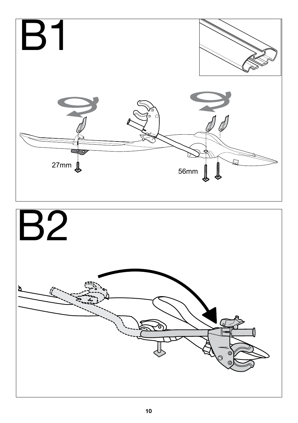 B1 b2 | SsangYong Mont Blanc Barracuda 2in1 User Manual | Page 10 / 20