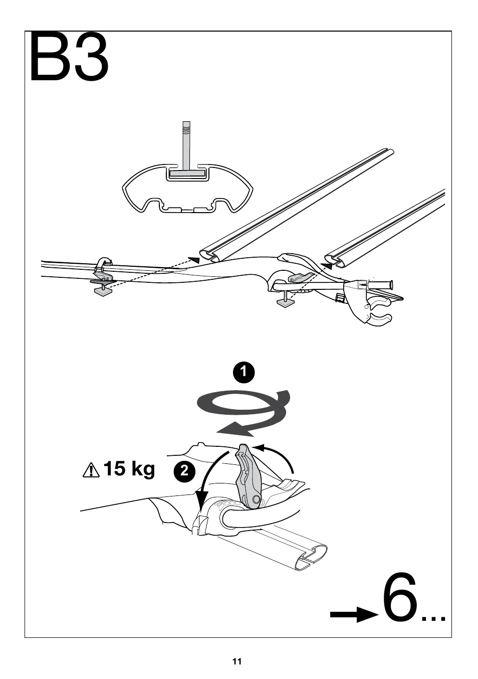 B3 6 | SsangYong Mont Blanc Barracuda 2in1 User Manual | Page 11 / 20