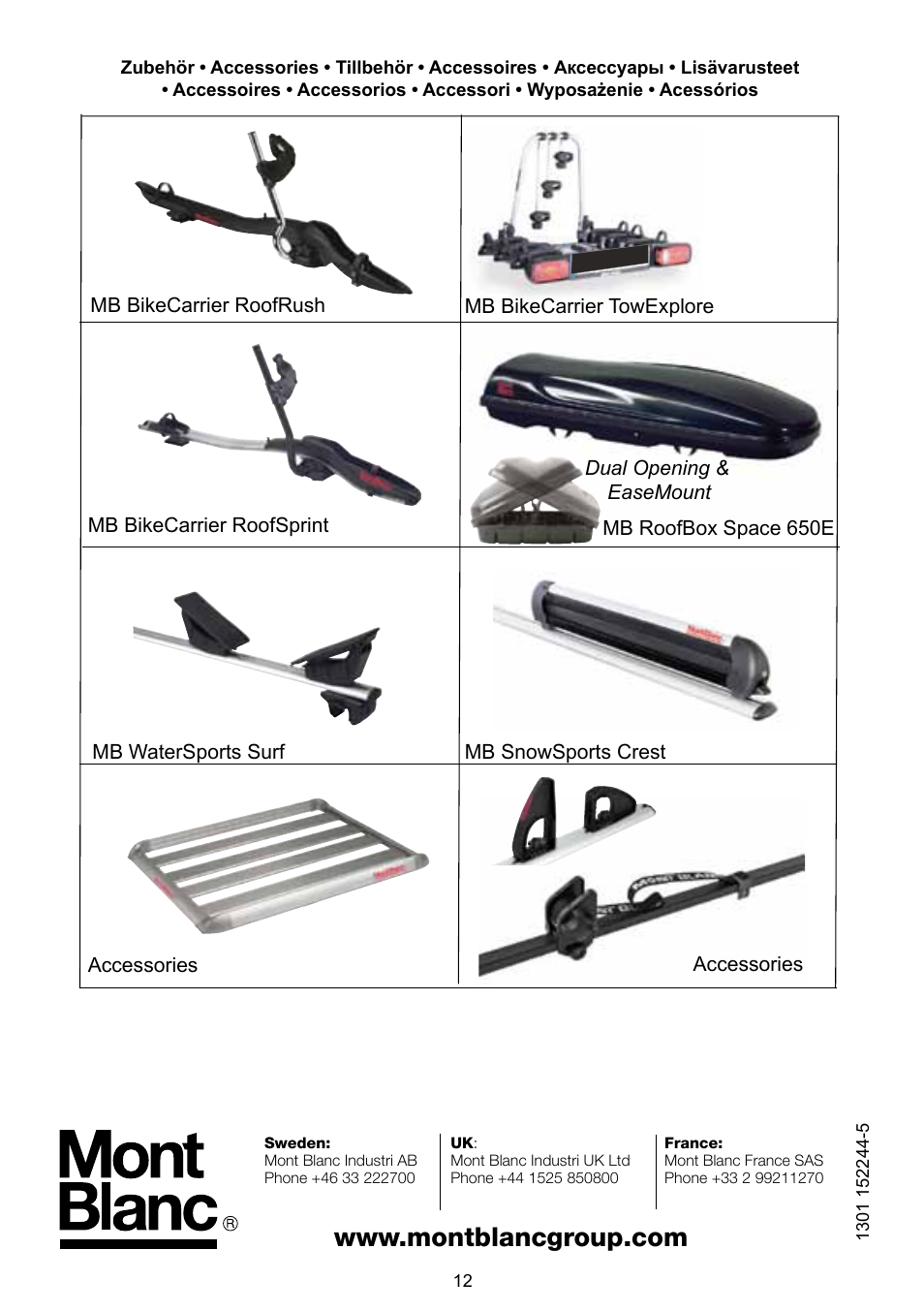 SsangYong Mont Blanc Scott User Manual | Page 12 / 12