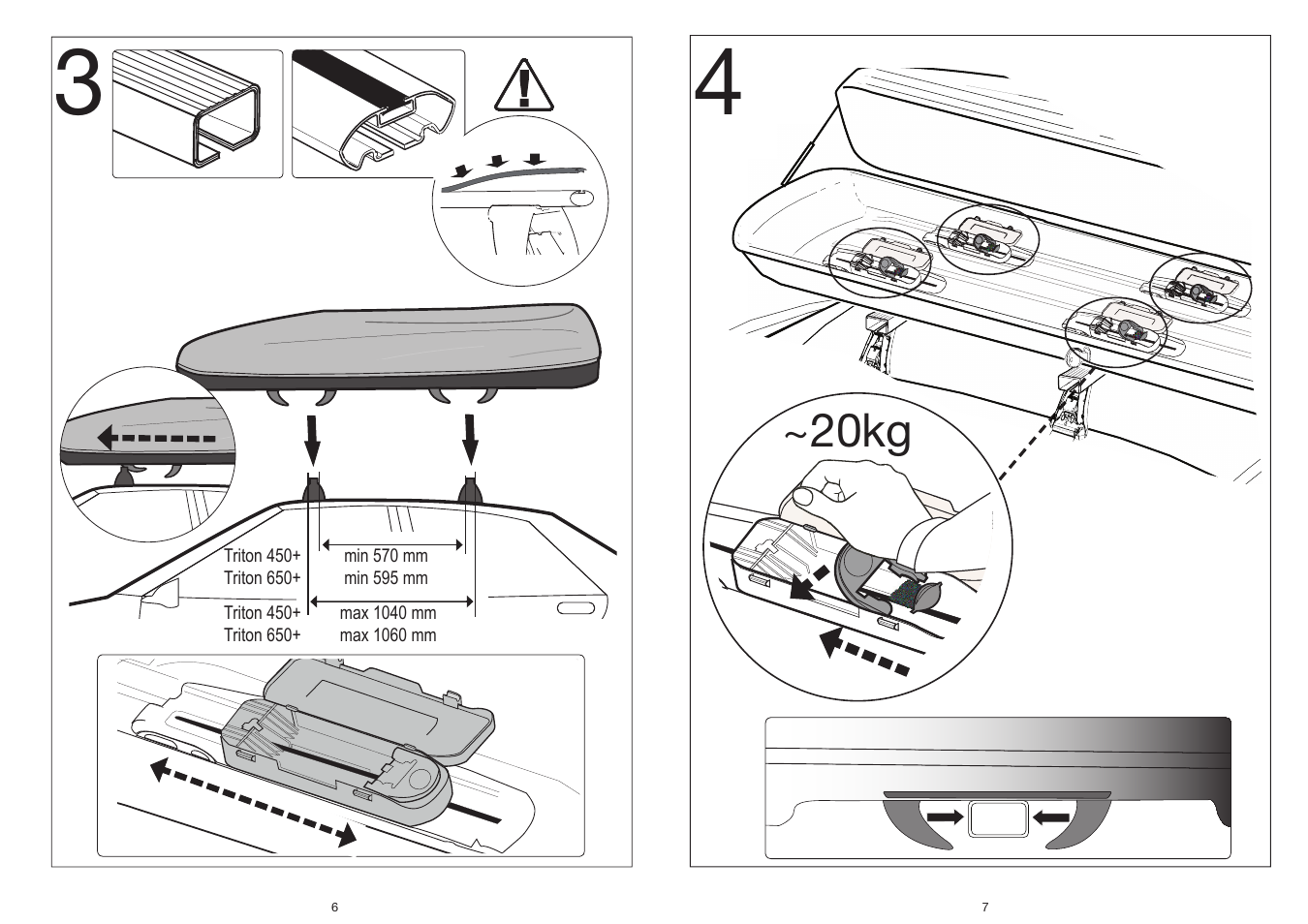 20kg | SsangYong Mont Blanc Triton 450 User Manual | Page 6 / 6
