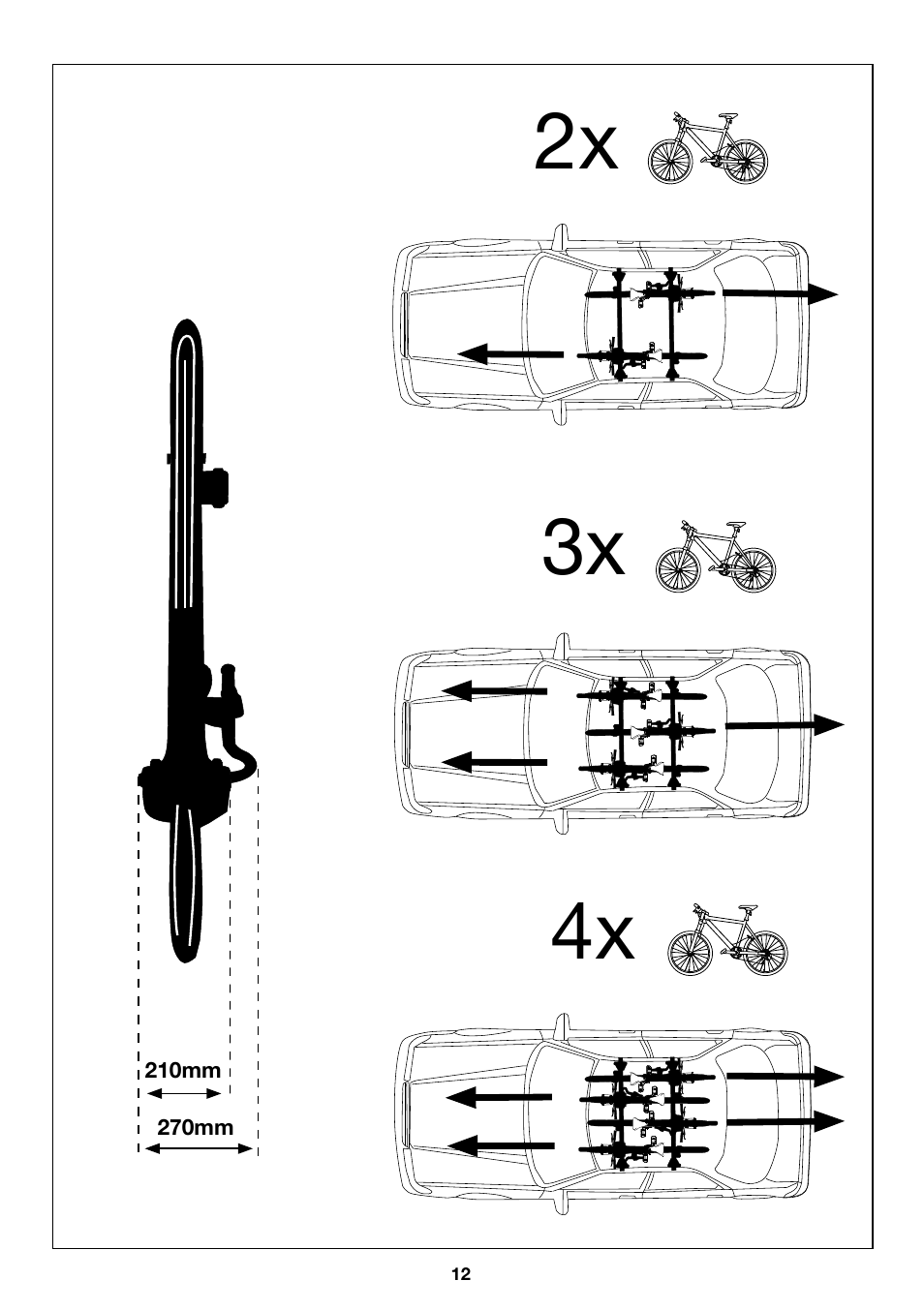 2x 4x 3x | SsangYong Mont Blanc Barracuda_left User Manual | Page 12 / 20