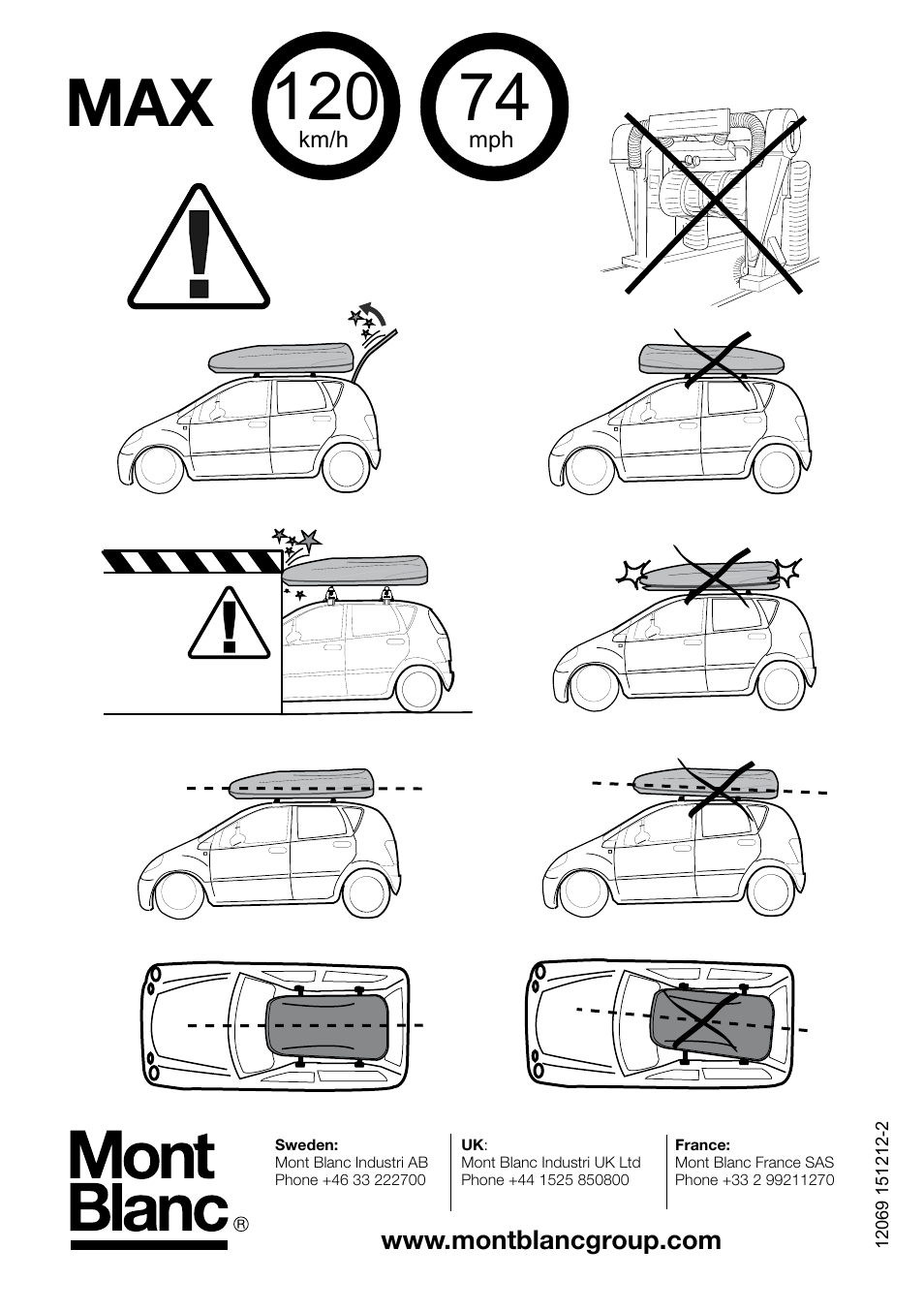 SsangYong Mont Blanc Triton 350 User Manual | Page 12 / 12