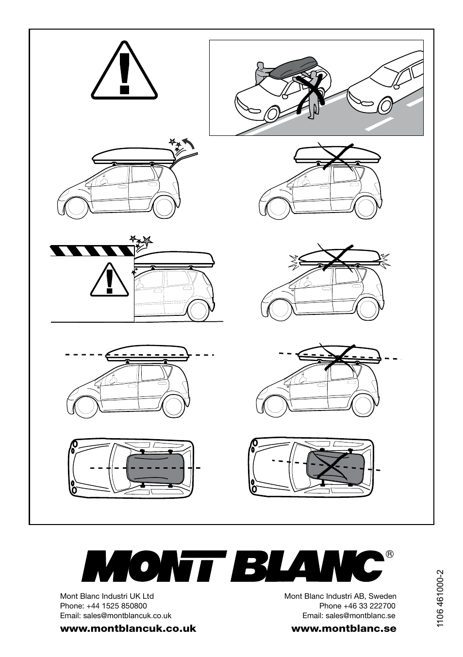 SsangYong Mont Blanc VISTA 540 User Manual | Page 8 / 8