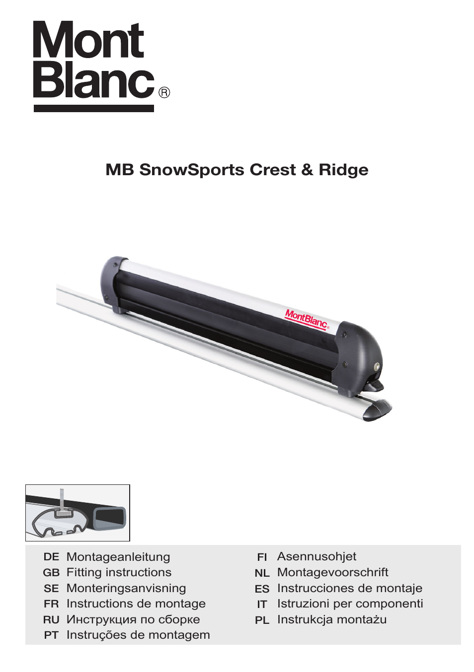SsangYong Mont Blanc Everest User Manual | 16 pages