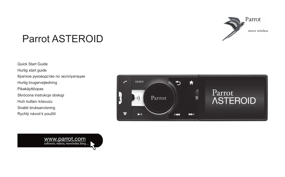 Parrot ASTEROID Classic User Manual | 80 pages