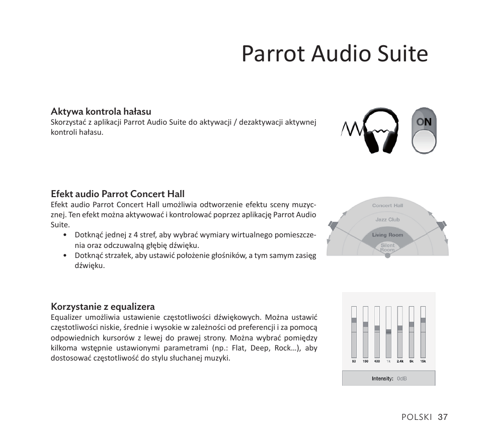 Parrot audio suite | Parrot Zik User Manual | Page 37 / 104