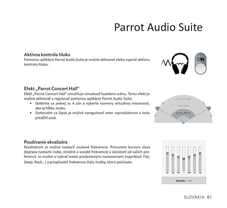 Parrot audio suite | Parrot Zik User Manual | Page 61 / 104