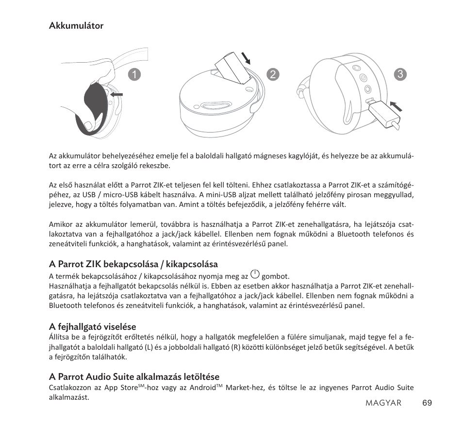 Parrot Zik User Manual | Page 69 / 104