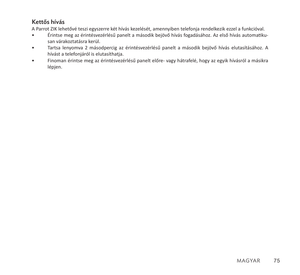 Parrot Zik User Manual | Page 75 / 104